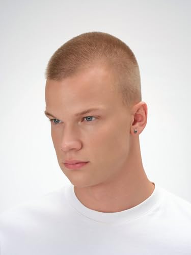 Titanium Stud Earrings Hypoallergenic Crystal Ear Piercing Jewelry for Men or Women2