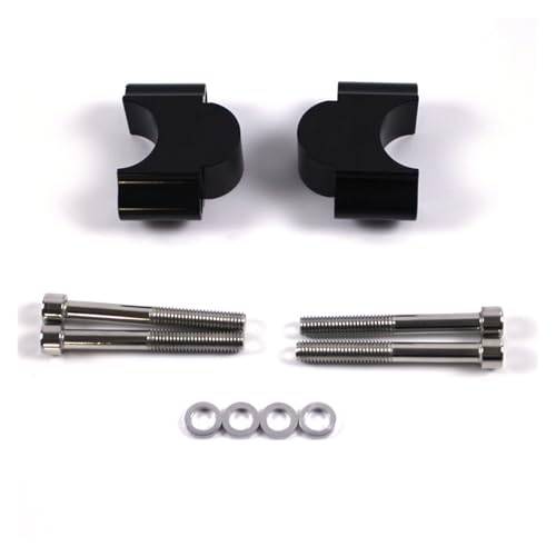 Moto rehausseur guidon 28mm noir pontet de fixation universel pour Suzuki