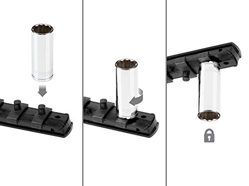 Tekton 1/4 Inch Drive Deep 12-Point Socket Set, 11-Piece (5/32-9/16 In.) | Shd90107 #TOP4