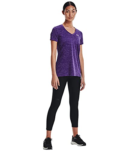 Image of Under Armour Womens Tech V-Neck Twist Short-Sleeve T-Shirt