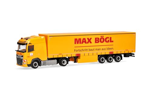 Miniature DAF XG Herpa 1:87, camion de collection Max Bögl allemand