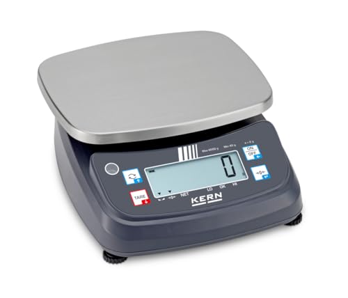 Balance de table KERN FPE 6K-3M avec fonction pesage de contrôle 2 g