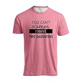 2026 T Shirt Herren Du Kannst Mir Keine Angst Machen, ich Habe Kinder | Lustiges T-Shirt mit dem Aufdruck „Papa, Papa, Töchter, Kinder“ (S)