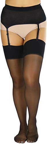 Image of ToBeInStyle Women's Suspender Pantyhose