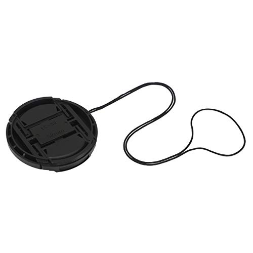 Haoge 52mm Center Pinch Snap On Tapa Frontal para Lentes con Sujetador para Canon Nikon Sony Fujifilm Sigma Tamron y Otros con Rosca de Filtro 52mm miniatura 4