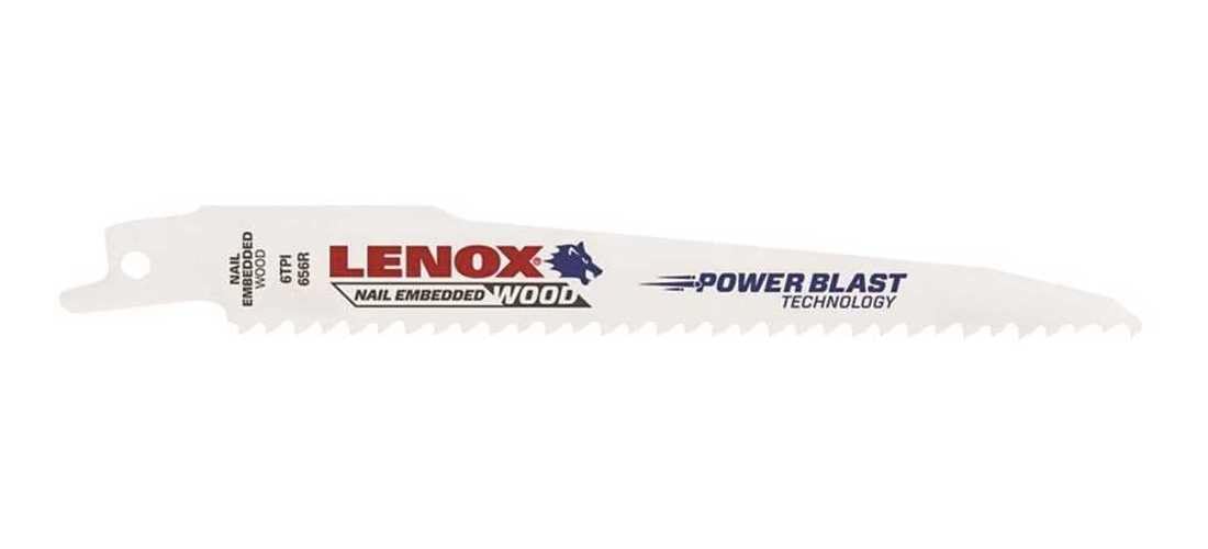 LENOX 20572656R - Lama bimetallica alternativa, 6T, 15,2 cm, confezione da 5