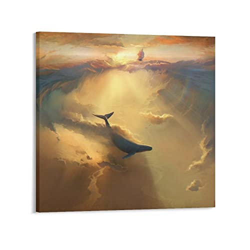Vladimir Kush Surrealism 13 Artworks Canvas Poster Room Aesthetic Wall Art Prints Home Modern Decor Gifts Framed-Unframed 28X28Inch(70X70Cm) #TOP9