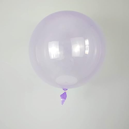 7 Pcs (18'') Crystal Color Bobo Balloon Led Bobo Balloons Colorful Transparent Balloons Colorful Bubble Balloons For Photo Props Birthday Wedding Party Supplies #TOP5