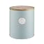 Boîte à Biscuits Typhoon Bleu - 3.4L Hermétique, Bambou Durable, Rangement Cuisine