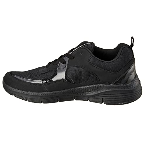 Image of Duke Mens Solid Black Sports ShoesPlatform