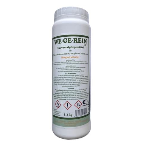 Heinrichs Agrar Premium Steine Reiniger 1 2 kg geeignet für Wege Plätze Steine Mauern Beton Kiesel Schotter Biologisch abbaubar