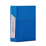 プルプラ クリップオンケース 携帯灰皿 ヒートスティック 加熱式タバコ専用 携帯用 吸殻入れ (ブルー)