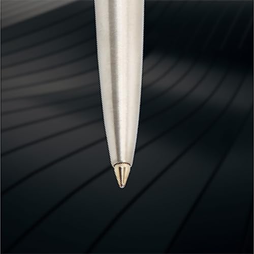 Parker Moments Jotter Steel Chrome Trim Ball Pen (Silver)
