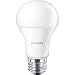 Philips 455717 LED Non-Dimmable A19 Frosted Light Bulb: 1500-Lumen, 5000-Kelvin, 14-Watt (100-Watt Equivalent), E26 Base, Daylight, 4-Pack