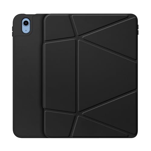 Image of ProElite Versatile Tablet Stand case for Apple iPad A16 10th /11th Gen Case, Smart flip Case with Stable Stands with Pencil Holder for iPad A16 10th /11th Gen, Black