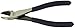 Martin P2075 Diagonal Cutting Plier with Plastic Grip, 7" Overall Length