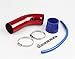 3 Inch Universal Aluminum Cold Air Intake System Filter Car Truck Turbo Piping Red