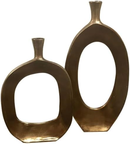 Kyler - 22 inch Vase (Set of 2) - 10.75 inches Wide by 2 inches deep