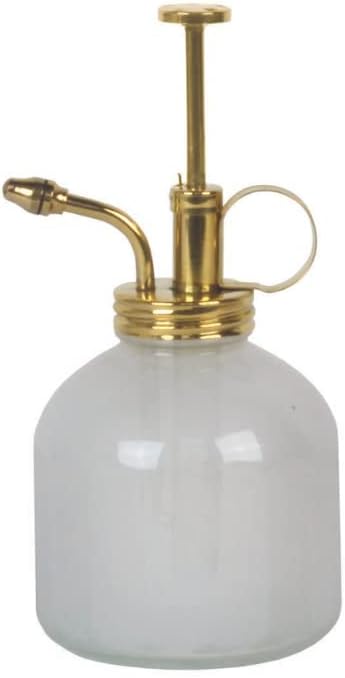 Modern Sprout Plant Mister, 8 oz Indoor Watering Can, Aesthetic Plant Sprayer & Water Mister Spray Bottle, Garden Watering Can for Seed Starting, Vintage-Inspired Gift for Green Lovers - Black