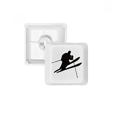 Cache-touches ski en PBT blanc de qualité supérieure OEM sans marquage pour clavier mécanique