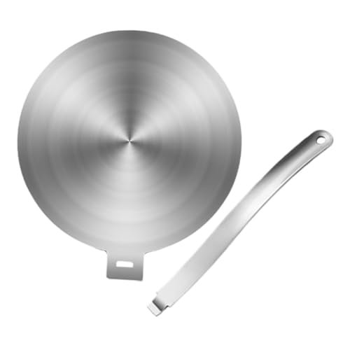 KICHOUSE Heat Diffuser Plate Stainless Steel Induction Cooktop Adapter for Electric Gas Stove Even Heat Distribution Cooking Tool Use for Various Cookware