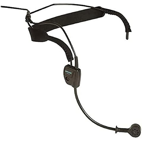 Shure WH20 Dynamic Headset Microphone (Wired) - Rugged, Lightweight, Secure Fit for Active Mic Users, Perfect for Instructors/Musicians, 3-pin Male XLR Connector with Detachable Belt Clip (WH20XLR) Cover