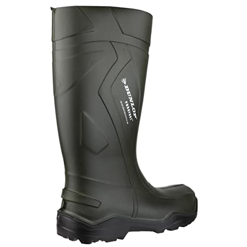 Dunlop Mens Purofort+ Wellington Green Size Uk 8 Eu 42 #TOP5