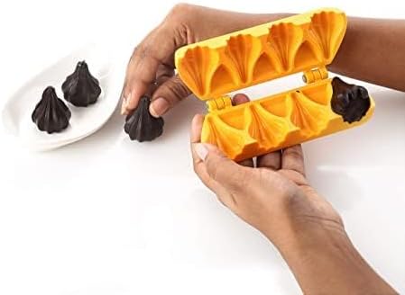 Molde de plástico para Modak Ganpati 4 Cavidades Garden Of Arts miniatura 5