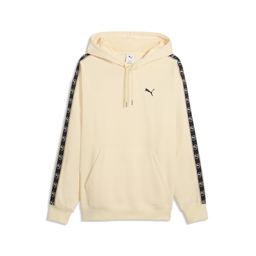 Puma Ess Elevated Tape Relaxed Hoodie FL pour homme en noir