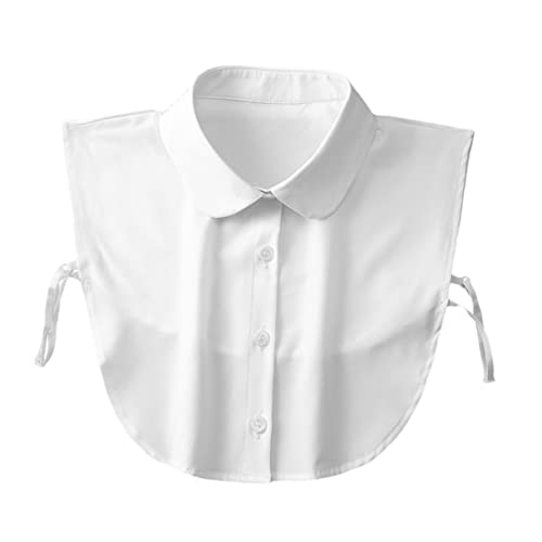 Cuello desmontable para mujer con ajuste cómodo que transforma blusas y jerséis