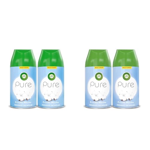 Air Wick Freshmatic Max Raumspray DUO PURE – Nachfüller für den Air Wick Freshmatic Max – Duft: Frische Wäsche – 2 x 250 ml Nachfüller (Packung mit 2)