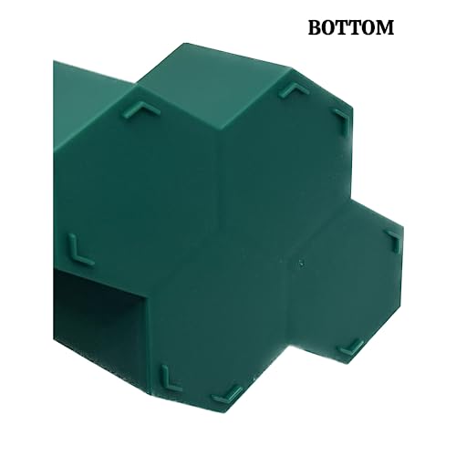 Image of Pencil Organizer Pen Holder for Desk Pens Cup Small Desk Organizer Cute Pen Holder for Office,School and Home (Teal, L-Shape)