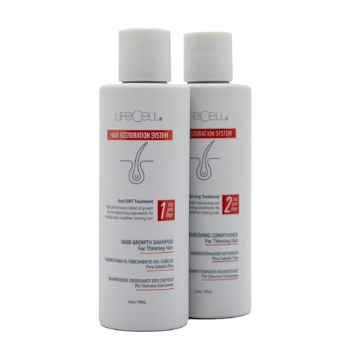 LifeCell Shampoo Review: Can It Really Help With Hair Loss? 2 LifeCell Hair Restoration System – Anti-DHT Shampoo & Conditioner for Thicker, Fuller Hair – Strengthens & Revitalizes – Supports Scalp Health & Hair Growth