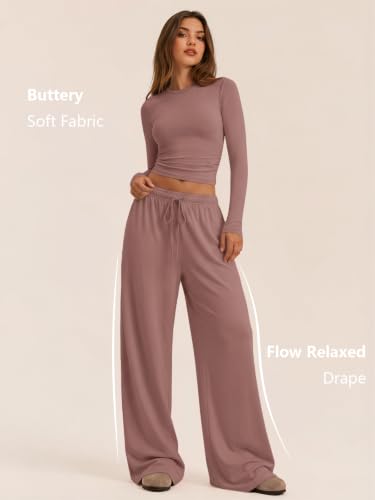 Image of Trendy Queen Women's 2 Piece 2026 Fall Fashion Lounge Set with Pockets
