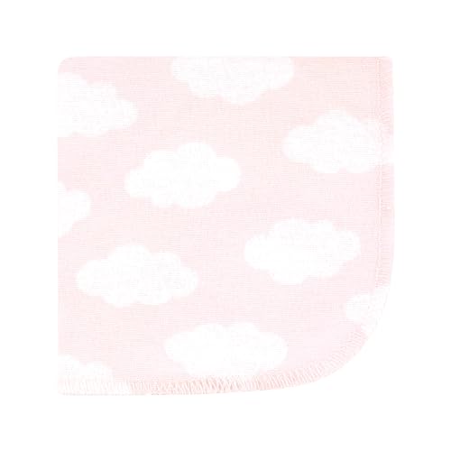 Image of Hudson Baby Unisex Baby Flannel Cotton Poly Washcloths, Unicorns Rainbows 10 Pack, One Size