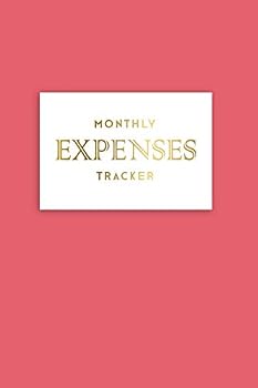 Paperback Monthly Expenses Tracker: Spending Tracker with Finance Goals on Reverse Pages - Calypso Coral Book