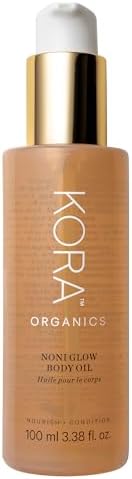 KORA Organics Noni Glow Body Oil, Lightweight, Fast-Absorbing & Non Greasy