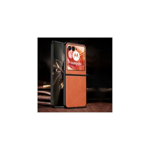 Summitxc �X�}�z�P�[�X moto razr 70S �p�̃P�[�X �ϏՌ� �J�o�[ �w�ʃ��U�[�� �����₷�� �܂肽���݌^ �ϏՌ� �Ռ��h�~ �l�C �n�[�h�J�o�[ �w�ʃJ�o�[[am-nx2456][�u���E��]