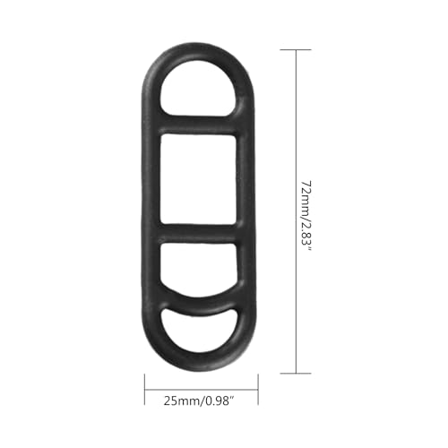 Ralondbey 10 Pcs Bicycles Light Silicone Straps Cycling Mount Band Fixing Straps for Flashlight Helmet Light Easy Installation