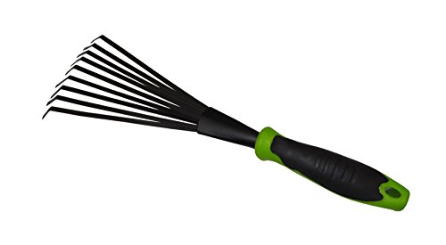 G & F 10015 Garden Steel Fan Rake, Garden Tool