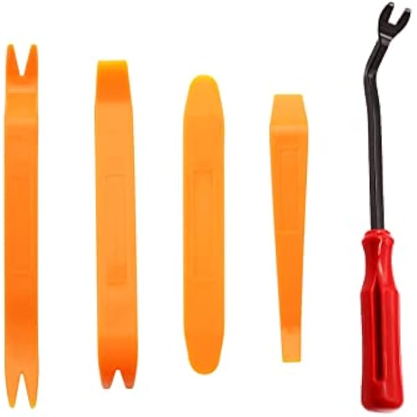 5 szt. Zestaw Utensile di Smoungio dla Rimozione Ricambio Riparazione Auto, Sostituzione e Riparazione del Corno della Maniglia dello Strumento del Pannello della Portiera Generale Dell'auto