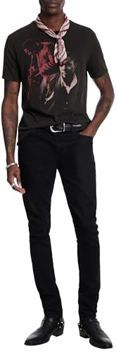 John Varvatos Men's John Coltrane Tee, Black3