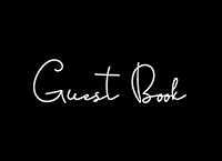 Guest book: Black cover guest book for vacation home - Simple guestbook for your rentals, events, funeral services, office - 8.25 x 6 - 153 pages 1704056829 Book Cover
