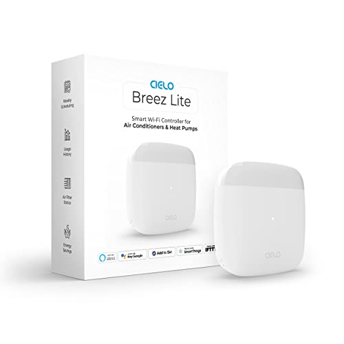 Cielo Breez Lite | Smart Ac Controller For Mini-Split, Window & Portable Air Conditioners & Heat Pumps | Free App, No Subscriptions | Alexa, Google, Smartthings, Ifttt (White) #TOP3