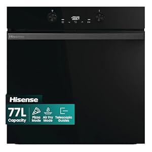 Hisense Hi4 BlackLine BI64223ADBGUK Built In Electric Single Oven – Jet Black – A Rated