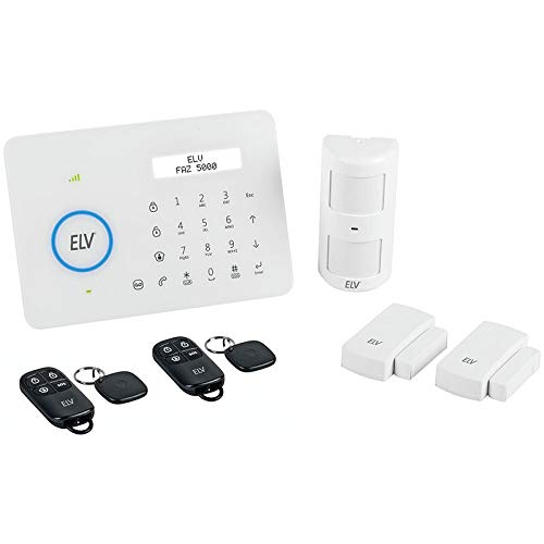 Preisvergleich Produktbild ELV Funk-Alarmanlage FAZ 5000 mit GSM-Telefonwählgerät, Starter-Set