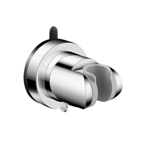 Support de douche ventouse puissant ABS argenté pour pose rapide