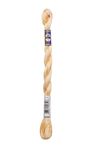Hilo de algodón Pearl Cotton DMC color Golden Oasis 27yard miniatura 1