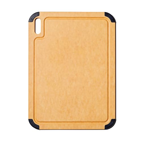 Public Goods Wood Cutting Board | Large Cutting Board for Kitchen | Made From Wood Fiber and Paper Composite | Non-Slip Silicone Corners | Dishwasher Safe, Durable, and Knife-Friendly | 17.3" x 12.8"