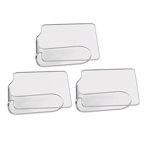 Healeved Nail Art Mixing Palette Set 3pcs Makeup Acrylic Mixing Plates Nail Art Tool for Salon Personal Use